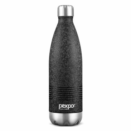 Pexpo Stainless Steel Hot and Cold Vacuum Insulated ISI Certified Flask, 1000ml, Pink, Echo Delux | Lightweight & Keeps Drinks Hot/Cold for 24+ Hours