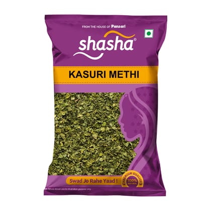 SHASHA - WHOLE KASURI METHI   100G  (FROM THE HOUSE OF PANSARI)