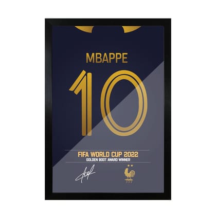 Kylian Mbappé Jersey Art-A3 ( 12 X 18 inches ) / GLOSSY POSTER
