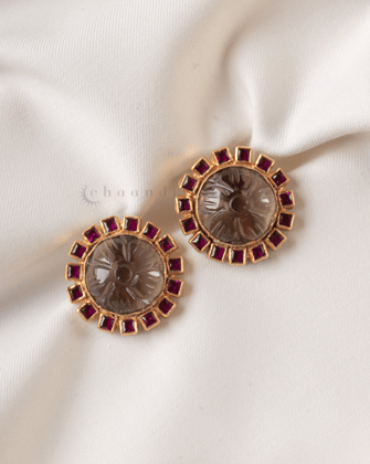 Gold Polish Silver Earrings CHE1823