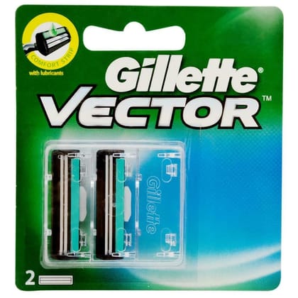 Gillette VECTOR 2 with lubricants, 2N Cartridges