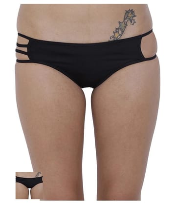 BASIICS by La Intimo Polyester Bikini Panties - None