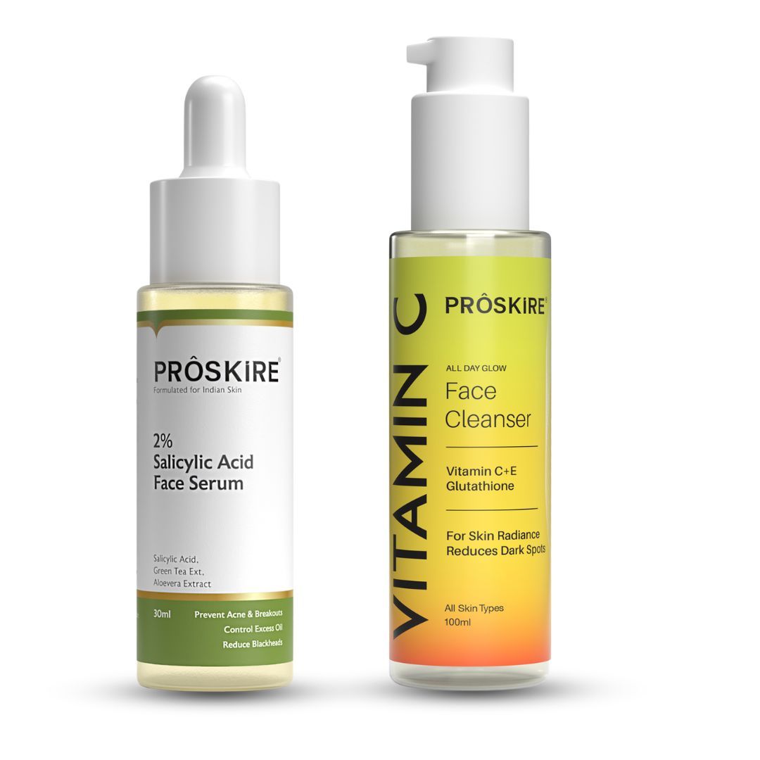 Salicylic Acid Serum with Vitamin C Facewash