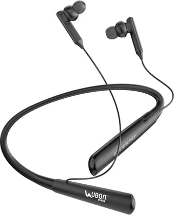 Ubon CL-5420 Bomb Series Wireless Neckband Earphone(20 Hours Playtime) (Black)