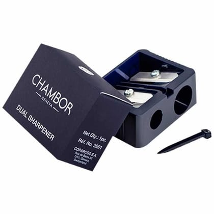 Chambor Twin Sharpner 2802 Eye PencilKajal-Chambor Twin Sharpner 2802 Eye Pencil/Kajal