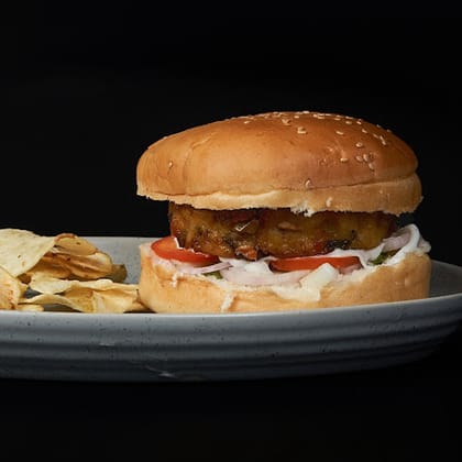 Desi Aloo Tikki Burger