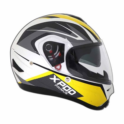 TVS XPOD Primus Dual Visor - Yellow -M