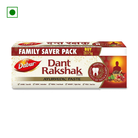 Dabur Dant Rakshak Ayurvedic Paste, 350 gm Pack