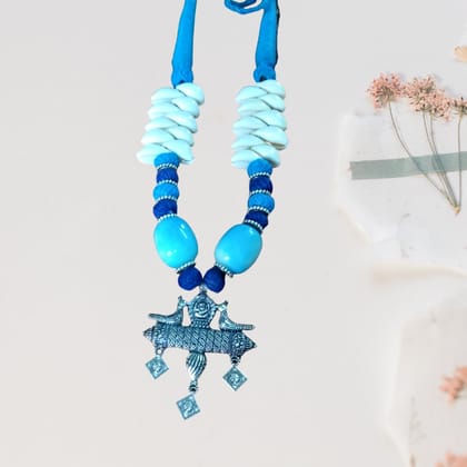 Sky Blue Necklace Set
