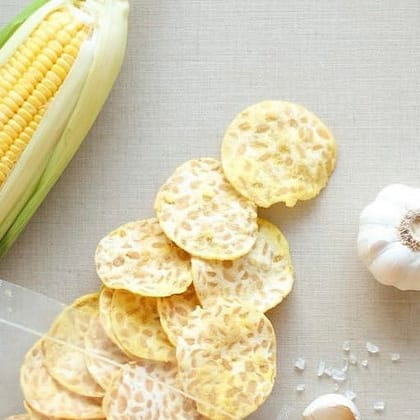 Roasted Corn Tempeh Chips | 100g