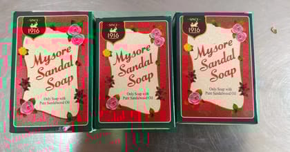 Mysore sandal Soaps.(3)