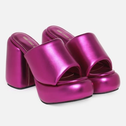 Metallic Chunks - Fuchsia-37