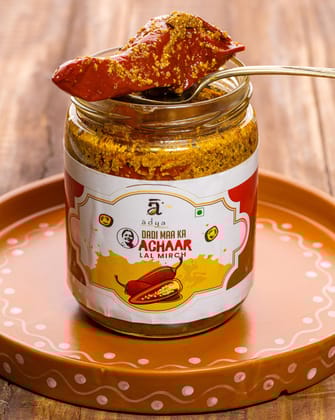 Adya Organics Dadi Ma Ka Lal Mirch Ka Achaar (400gms)