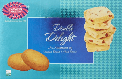 Karachi Bakery Double Delight Fruit Biscuit with Osmania
