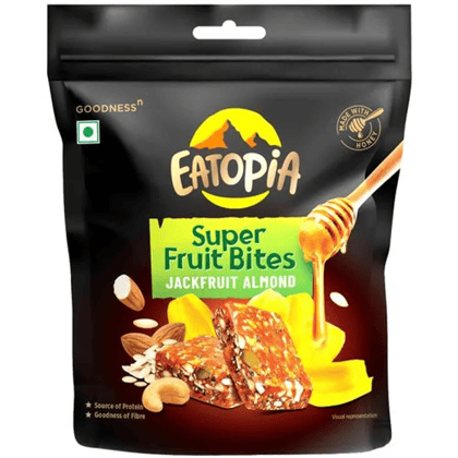 Eatopia Super Fruit Bites - Jackfruit & Almond, Made With Honey