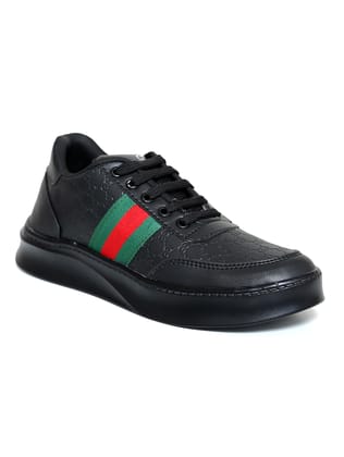 black lace up sneakers