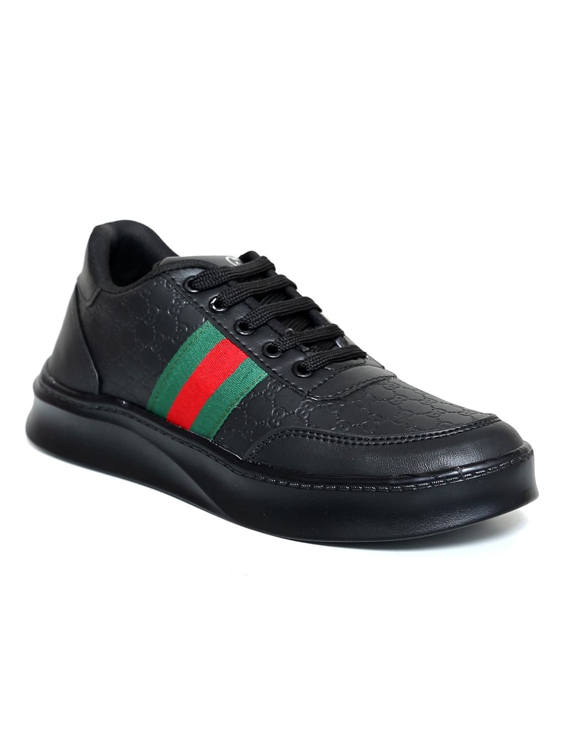 black lace up sneakers