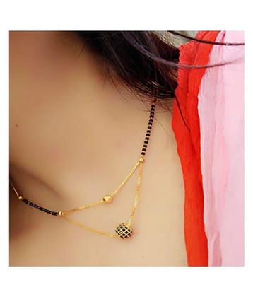 Sunhari Jewels - Golden Mangalsutra ( Pack of 1 ) - Golden