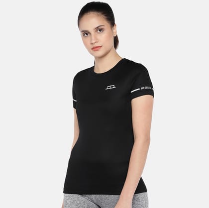 Women T-Shirts - Soft & Breathable-Small - 84 cm  |  33 in / Black