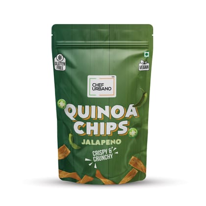 Chef Urbano Quinoa Chips Jalapeno 85g-Pack of 1
