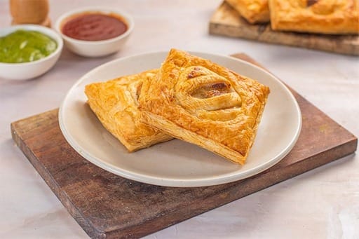 Creamy Chicken Puff Patty