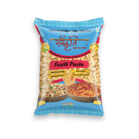 Sanskriti Fusilli Pasta, 450 gm POUCH