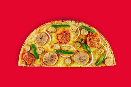 Triple Chicken Semizza (Half Pizza)(Serves 1) __ Semizza (Half Pizza)