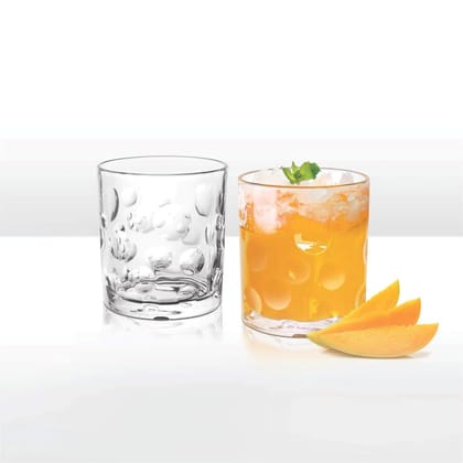 Treo Fizz 225 ML Juice Glass Tumbler | Transparent | Set of 6 Pcs