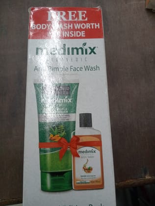 Medimix Ayurvedic Anti pimple face wash 
