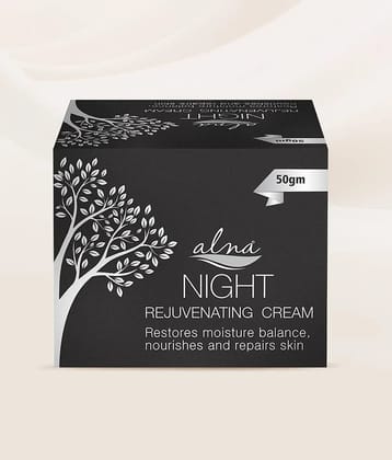 Alna Night Rejuvenating Cream 50gm For All Skin Type , Pack of 1