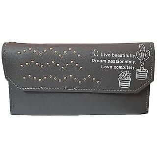 Classycarry Ultra Slim Women Vampire Grey Wallet