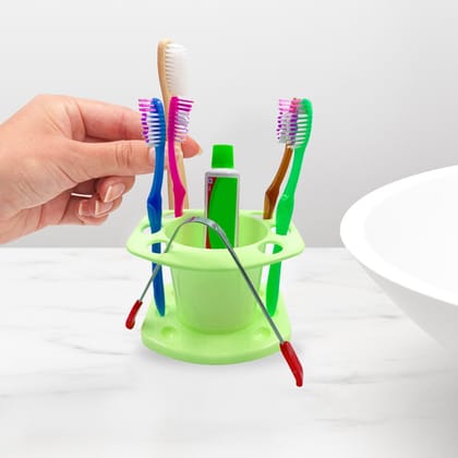 3689 Toothbrush Holder widely used in all types of bathroom places for holding and storing toothbrushes and toothpastes of all types of family members etc.