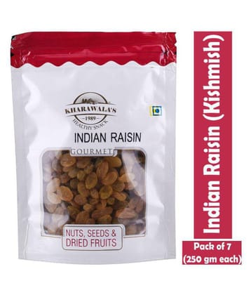 KHARAWALA''s Premium Dried Indian Raisin (Pack of 7-250 Grams Each)