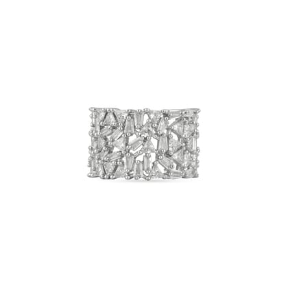 Arij - Cubic Zirconia Diamond Ring-US 6