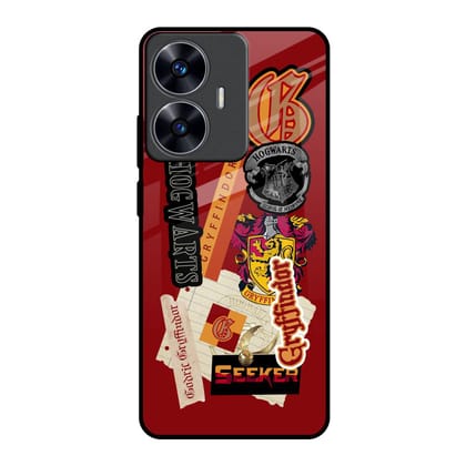 Gryffindor Glass Case for Realme C55