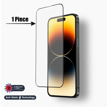 PACK of 1/2/3 Pieces - iPhone Super Strong & Easy to Apply Full Curved Screen Protector-iPhone 12 Mini / 1 Piece - ₹599