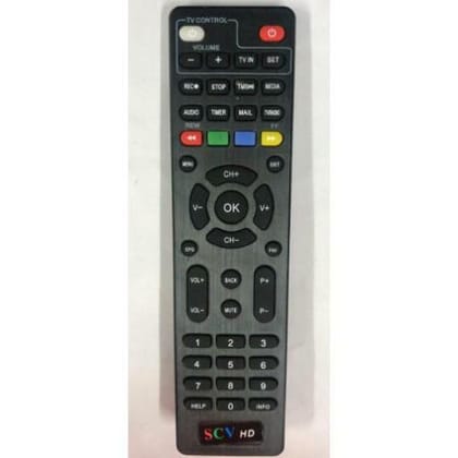 SCV hd Slim set Top Box DTH Compatiable Remote