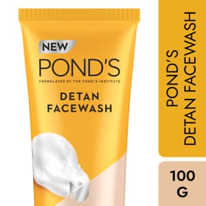 Ponds Detan Facewash With Brightening Vitamin C  Niacinamide 100 g