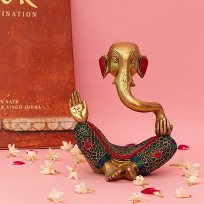 Amber Ganesha Idol