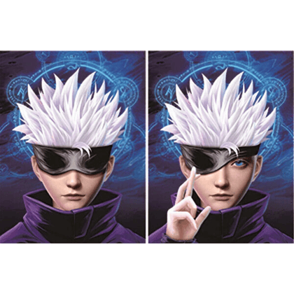 Saturo Gojo Jujutsu Kasien 3D Poster