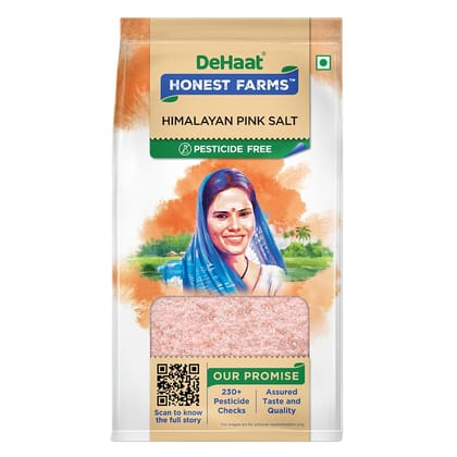 Dehaat Honest Farms Pesticide Free Himalayan Pink Salt 1 Kg