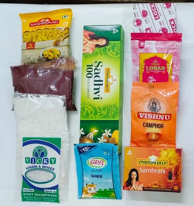 VMM Mummidivaram -Pooja Samagri Items