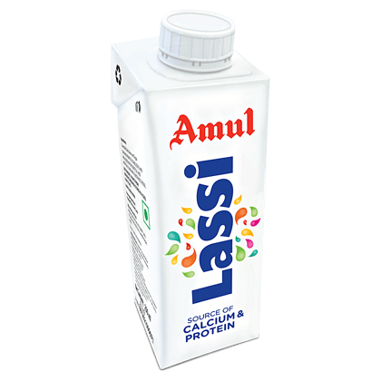 Amul Lassi - Rose Flavour, Source Of Calcium & Protein, 250 Ml Carton(Savers Retail)