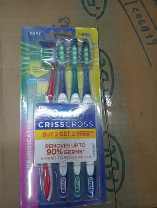 Oral-b Criss cross brush Buy 2 get 2 free** 