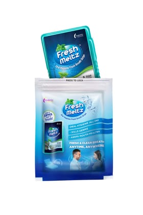 Fresh Meltz Oral Hygiene Fresh Breath, 15 Strips