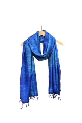 Tisser Kosa (Tussar) Silk Dupatta With Shibori Work