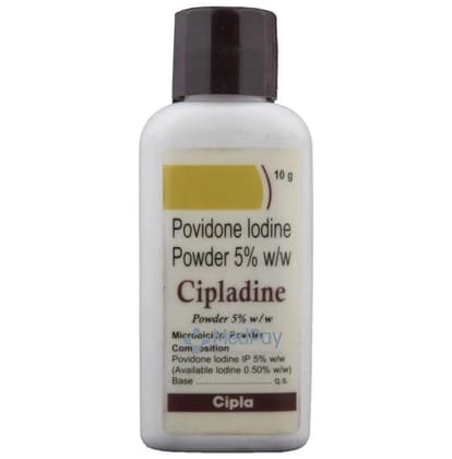 Cipladine 5% Powder 10Gm For Skin Infections