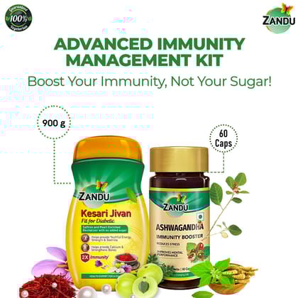 Kesari Jivan FFD (900g) + Ashwagandha (60 Caps)
