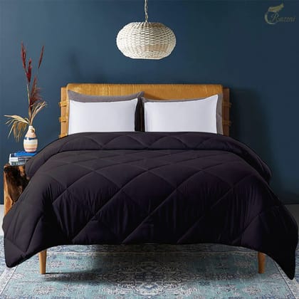 Razzai - 150 GSM Soft AC Comforter Hotel Quality-Down Alternative Comforter - All Season |AC Comforter/Blanket/Quilt/Rajai|Teal-Queen / Dark Grey