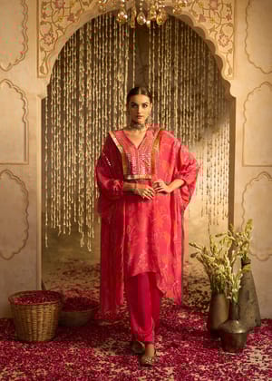 Falak kaftaan Set-Pink / XS